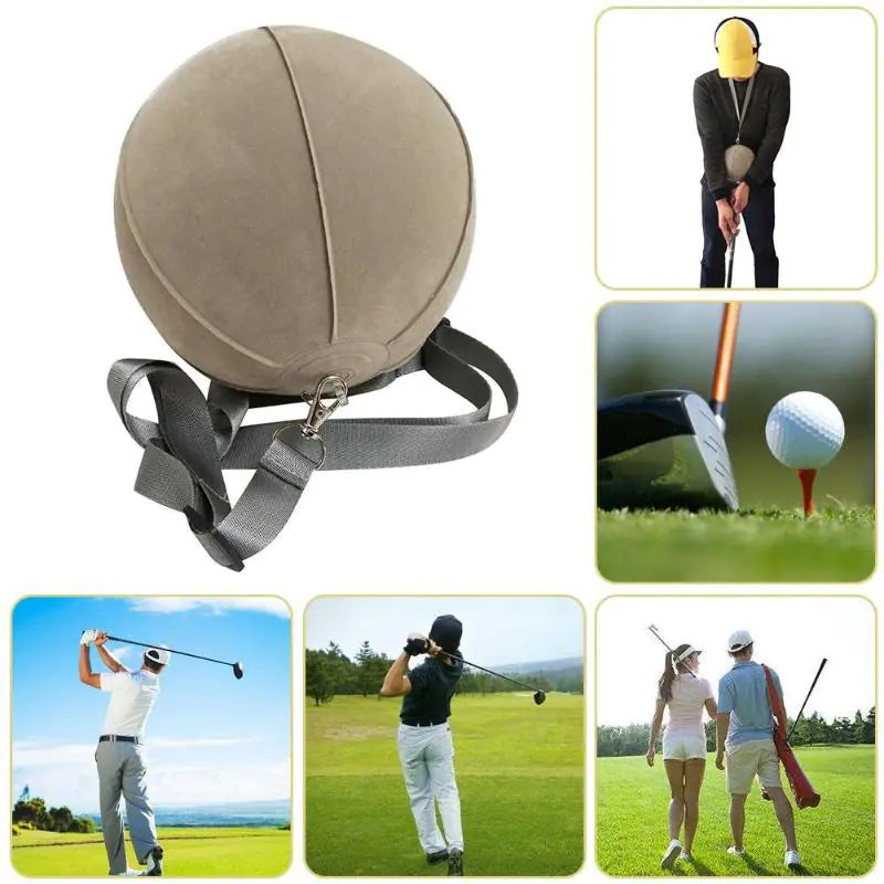 Smart Inflatable Golf Ball Swing Trainer for Fans