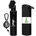 ATTRACTIVE Golf Club Cleaner Set Includes Golf Water Brush and Waffle Pattern Golf Towel. Golf Club Brush/Golf Accessories for Men/Golf Gifts