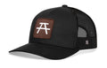 Picnic Area Trucker Hat  |  Black Campground Trail Signs Snapback
