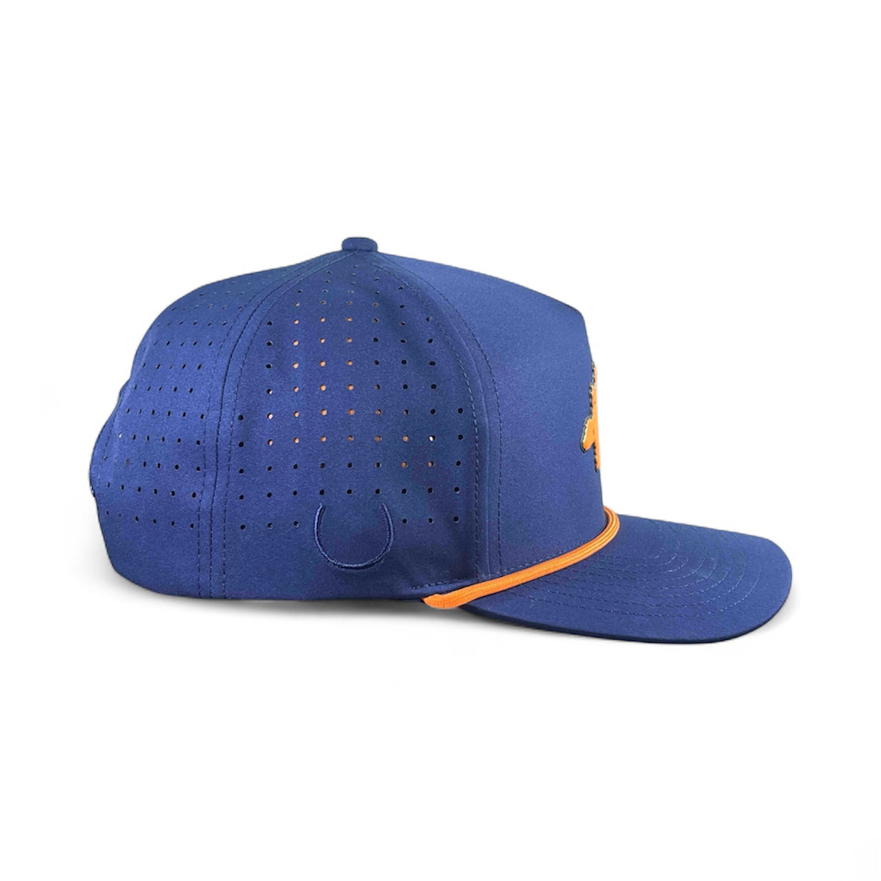 Dino Nugget Golf Hat | Snapback Cap | Built-in Magnetic Ball Marker Holder + Marker Included | Dinosaur Chicken | Adjustable